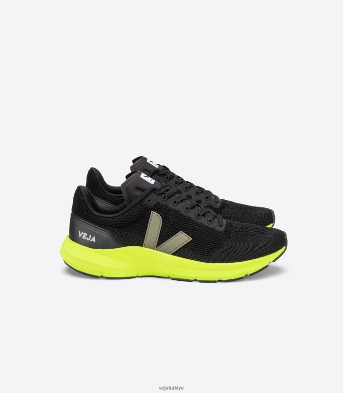 marlin lt v-örgü siyah kaki jaune fluo D0XDT205Veja