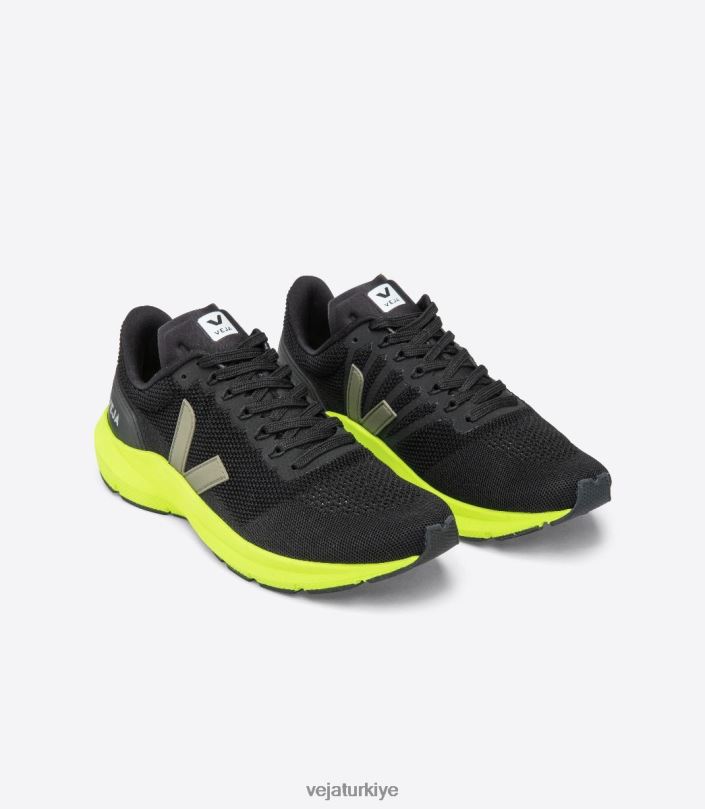 marlin lt v-örgü siyah kaki jaune fluo D0XDT205Veja
