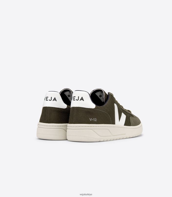 v-12 vegan b-mesh zeytin beyazı D0XDT30Veja